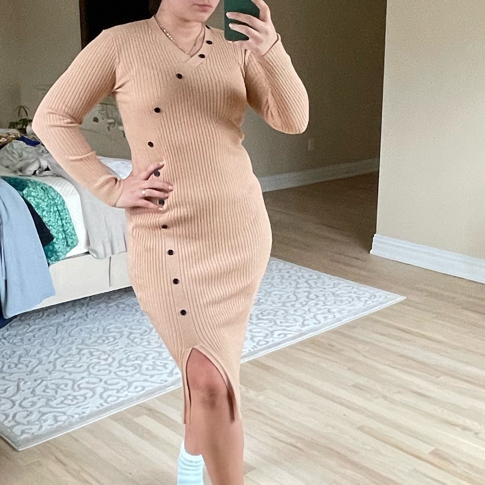 Asos Midi Button Dress